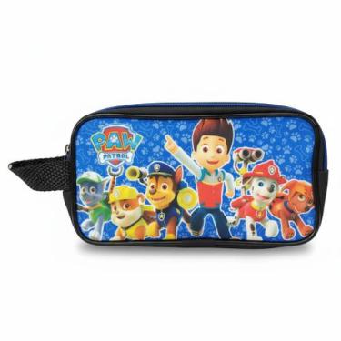 Imagem de Mochila Infantil Escolar Menino de Rodinha Bolsa Masculina Patrulha Ca