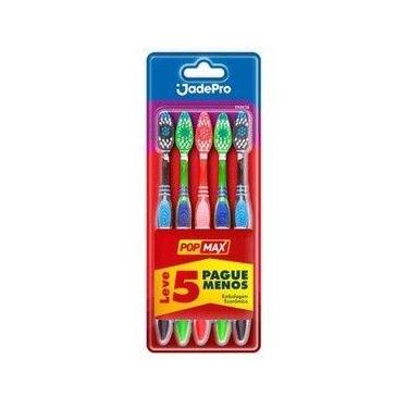 Imagem de Escova Dental Jadepro Pop Max 5x1  Macia - Jade Pro