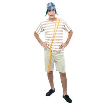 Imagem de Fantasia Chaves Adulto - Jade Fashion, M
