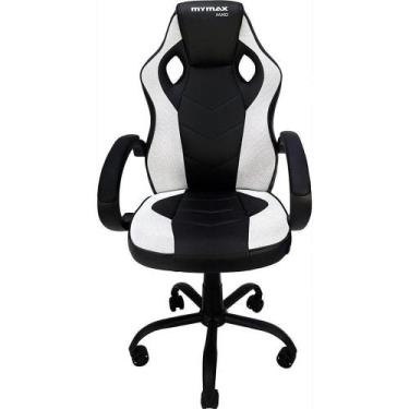 Imagem de Cadeira Gamer MX0 Giratoria Preto/Azul - MyMAX