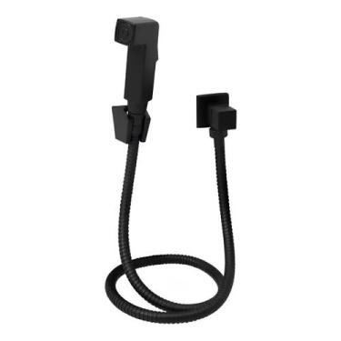 Imagem de Ducha Higiênica Completa Metal Black 1,20m com Registro C25 e Gatilho 