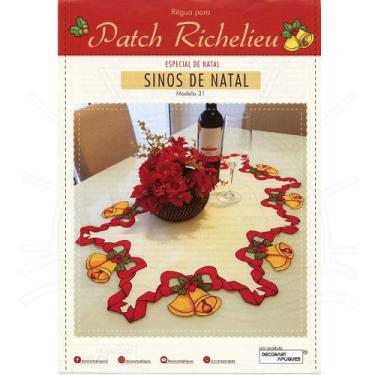 Imagem de Régua para Patch Richelieu Márcia Caires Modelo 31 - Sinos de Natal - 