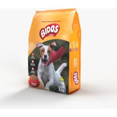 Imagem de Ração Para Cães Adultos Bidos Original Sabor Carne e Cereais 1 Kg