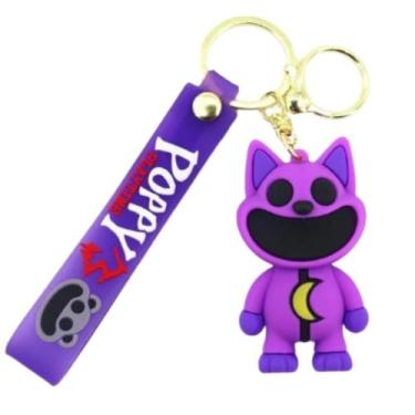 Imagem de Chaveiro Jogo Poppy Playtime Vilão Gato Catnap Acessório Cat - HKS
