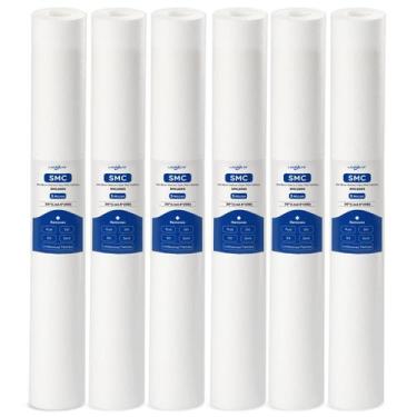 Imagem de Cartucho de Filtro de Água Locofiltr 20" x 6,5 cm 5 Micra - Kit com 6 