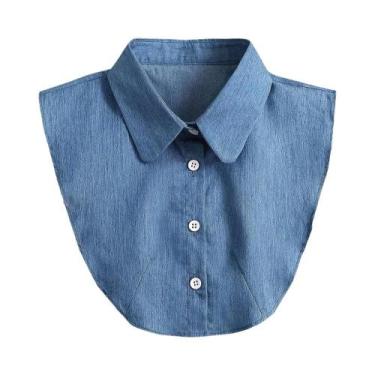 Imagem de Colar de Lapela Vintage Destacável para Blusa e Suéter - Acessório Fem
