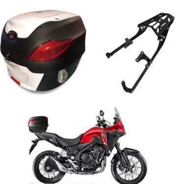 Imagem de Baú Bauleto 41l com Suporte Baú Superior Nx 500 2026 - AWA, Branco