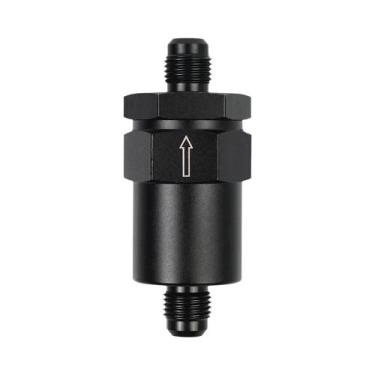 Imagem de Filtro de combustível em linha preto folheado 6AN alumínio FF-1065A-BK
