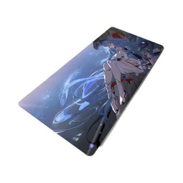 Imagem de Mousepad XXL Kawaii Anime Girl Ayanami Rei, Tapete De Mesa Para Jogos,
