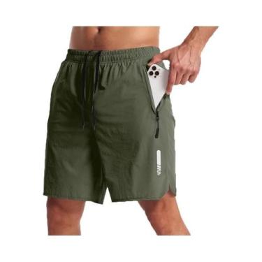 Imagem de Shorts Masculinos De Verão Para Corrida, Academia, Fitness, Treino, Es