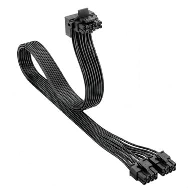 Imagem de lilila-ree Cabo PCI-e 12VHPWR 90 graus angular 600W PCIe 5.0 Dual 8 pinos para 16 pinos para EVGA G/G+ / P/P+ / T - Type-B RTX4090/RTX4080/RTX4070/RTX4060/RTX3090ti