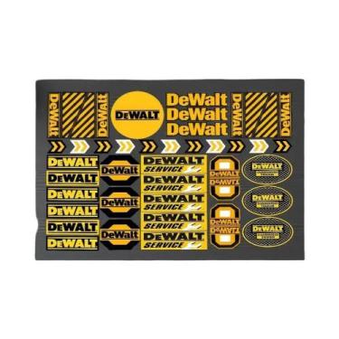 Imagem de Adesivos para Capacete DeWalt, Decalque de Logo, Adesivo de Motociclet