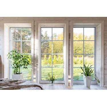 Imagem de Yeele 1 x 1,8 m Fundo Interior Moderno Jardim Natureza Parque Janela Francesa Fundo Fotografia Nova Vida Sala de Estar Sunny Balcony Área de Descanso Foto Retrato Estúdio Vídeo Suporte