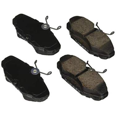 Imagem de BOSCH BE610H Conjunto de pastilhas de freio a disco de cerâmica azul com ferragens - compatível com Ford Taurus selecionado; Lincoln Continental; Mercury Sing; TRASEIRA