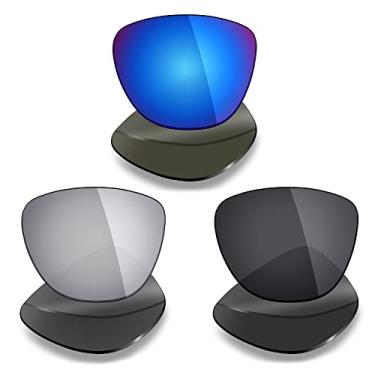 Imagem de 3 pares de lentes polarizadas de substituição Mryok para óculos de sol Oakley Frogskins – Opções