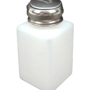 Imagem de Porta Acetona Com Dosador Manicure E Pedicure 200Ml - Branco