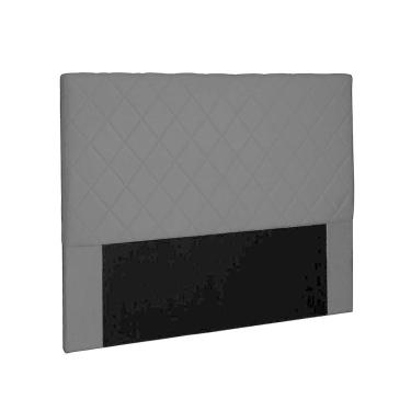 Imagem de Cabeceira Dubai Para Cama Box Solteiro 90cm Suede Preto - D`Rossi