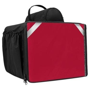 Imagem de Bag Bolsa Moto Pizza Lanche Mochila Térmica Laminada Motoboy