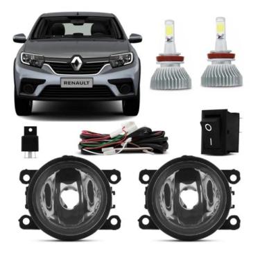 Imagem de Kit Farol De Milha Logan Sandero 2018 2019 2020 2021 + Super Led - Sui