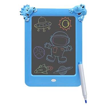 Imagem de Tablet de escrita para crianças,Crianças Desenho Pad Doodle Board - Triceratops 3D colorido luminescente desenho tablet bloco de escrita, presentes para meninas, brinquedos de viagem para Riastvy