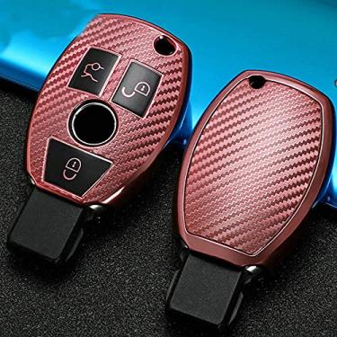 Imagem de PXSMGSz 2/3 botões TPU tampa da caixa da chave do carro, para Mercedes Benz ABCE GL S GLA GLK CLS Classe AMG W204 W205 W212 W463 W176 Suporte de Chave Remota
