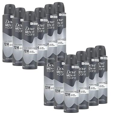 Imagem de Kit 12 Desodorantes Dove Men+care Antitranspirante Aerossol Sem Perfume 150ml