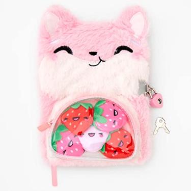 Imagem de Claire's Hamster Candy Fuzzy Plush Lock Secret Diary Journal