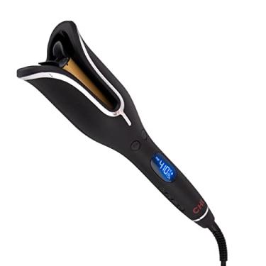 Imagem de CHI Spin N Curl Ceramic Rotating Curling Iron | Modeladores de Cachos de 3,18 cm | Ideal para cabelos na altura do ombro entre 15,22 a 40,64 cm | Inclui ferramenta de limpeza | Preto fosco