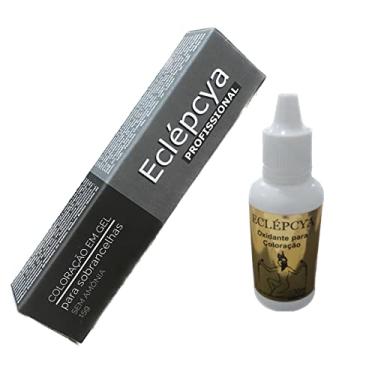 Imagem de Coloração Eclépcya Sobrancelhas 15g - Preta + oxidante