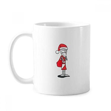 Imagem de Saco de chapéu de Hórus de Natal Papai Noel Caneca Cerâmica Copo de Porcelana de Café Utensílios de Mesa