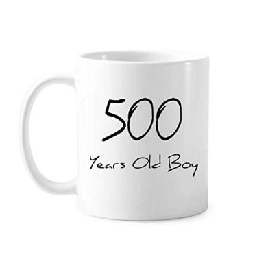 Imagem de Caneca moderna de cerâmica para café de porcelana de cerâmica para meninos de 500 anos