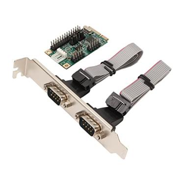 Imagem de Placa de Expansão Mini PCIE para CH382L, 2 Portas 9 Pinos Porta COM1 Adaptador de Expansão MiniPCIE RS232 para 98SE, 2000, ME, XP, Vista