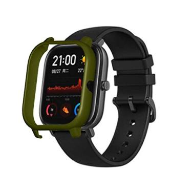 Imagem de Case Bumper Nsmart compatível com Huami Amazfit GTS - Nandos-Store (GTS, Verde Militar TPU)