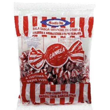 Imagem de Bala de Canela Santa Fé Pacote 600g