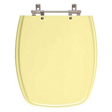 Imagem de Assento Sanitario Poliester com Amortecedor Laguna Marfim (bege Claro) para Vaso Hervy