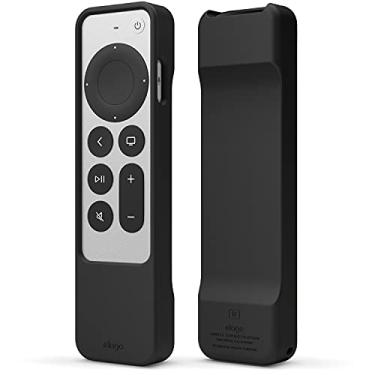 Imagem de elago Capa R1 compatível com Apple TV 4K Siri Remote 3ª geração (2022) e 2ª geração (2021) - Tecnologia magnética, absorção de choque, acesso total a todas as funções (preto)