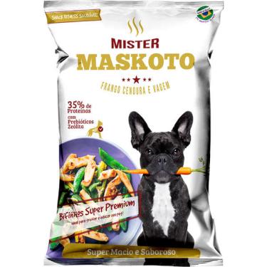 Imagem de Bifinho Maskoto para Cães Sabor Frango e Cenoura - 60g