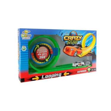 Brinquedo Pista de Corrida Looping Crazy 360 Streets Moto