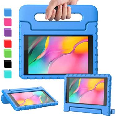Imagem de Capa Infantil Maleta Compatível Para Samsung Galaxy Tab A7 Lite 8,7'' T225 T220 AZUL,Anti impacto, EVA, Emborrachada, Leve