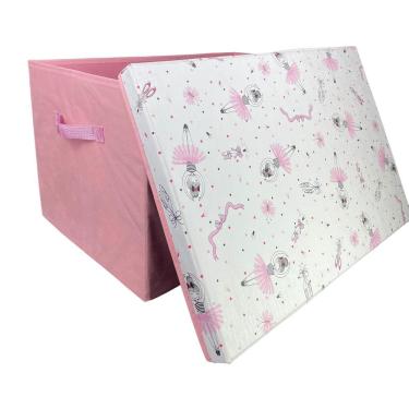 Imagem de Baú Infantil Gigante Educativo Organizador 60X40x35 Lindo