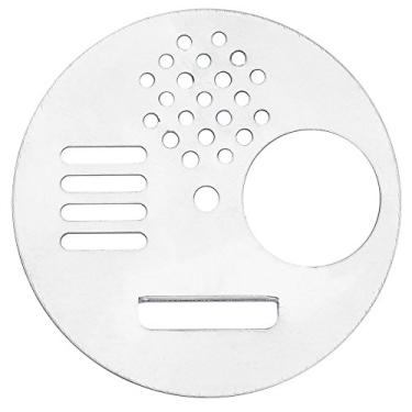 Imagem de Porta de ninho de colmeias, 5 peças, caixa de colmeia de aço inoxidável, ferramenta de entrada de colmeia redonda, discos de entrada de abelha, porta para ventilação, equipamento de ferramentas de apicultura