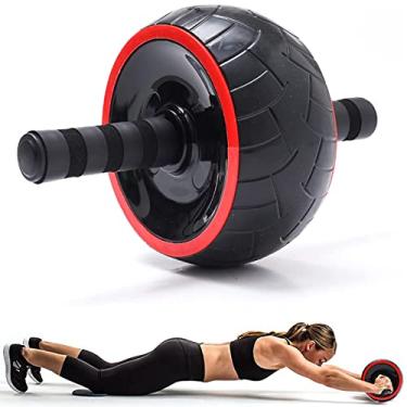 Imagem de Roda Rolo Abdominal Lorben Polia Larga Aparelho Exercício Fitness GT6198