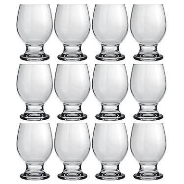 Imagem de Jogo 12 Taças de Água 250ml Paulista Nadir Figueiredo em Vidro Transparente