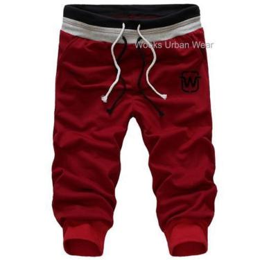 Imagem de Bermuda Masculina e Feminina de Moleton Saruel Skinny Sport Academia WB1-Unissex