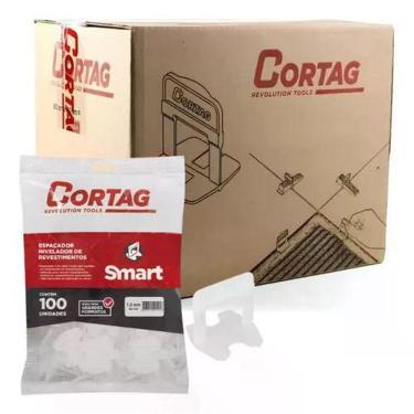 Imagem de Espaçador Nivelador Smart Porcelanato 1,5mm Cortag Caixa C/ 500 Peças