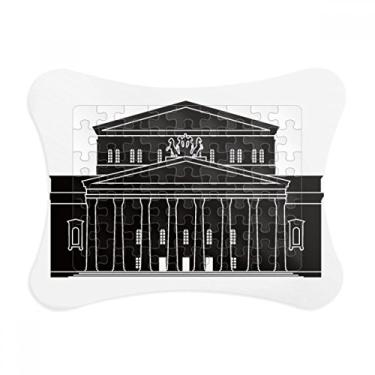 Imagem de Moldura de quebra-cabeça The Moscow Theatre Contorno do Teatro Decoração de Imagem Enfeites
