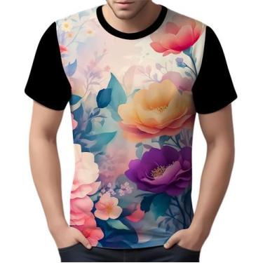 Imagem de Camisa Camiseta Estampa Art Floral Flor Natureza Florida 1 - Enjoy Sho