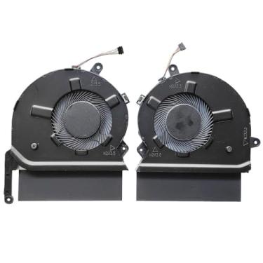 Imagem de TXLIMINHONG Nova CPU compatível e ventilador de resfriamento de GPU para HP Spectre 15-EB 15-EB0008CA 15-EB0010CA 15-EB0020CA 15-Série EB0043DX ND75C37-19G04 M00226-001 ND75C37-19G05 M00227-001