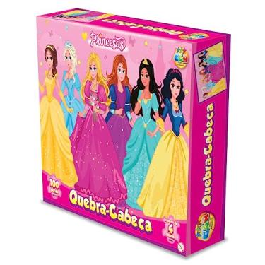Imagem de GGB Plast Quebra Cabeça 100 Peças Princesas