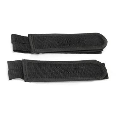 Imagem de 2 peças de nylon fixie fixie BMX bicicleta bicicleta pedal duplo tiras pretas